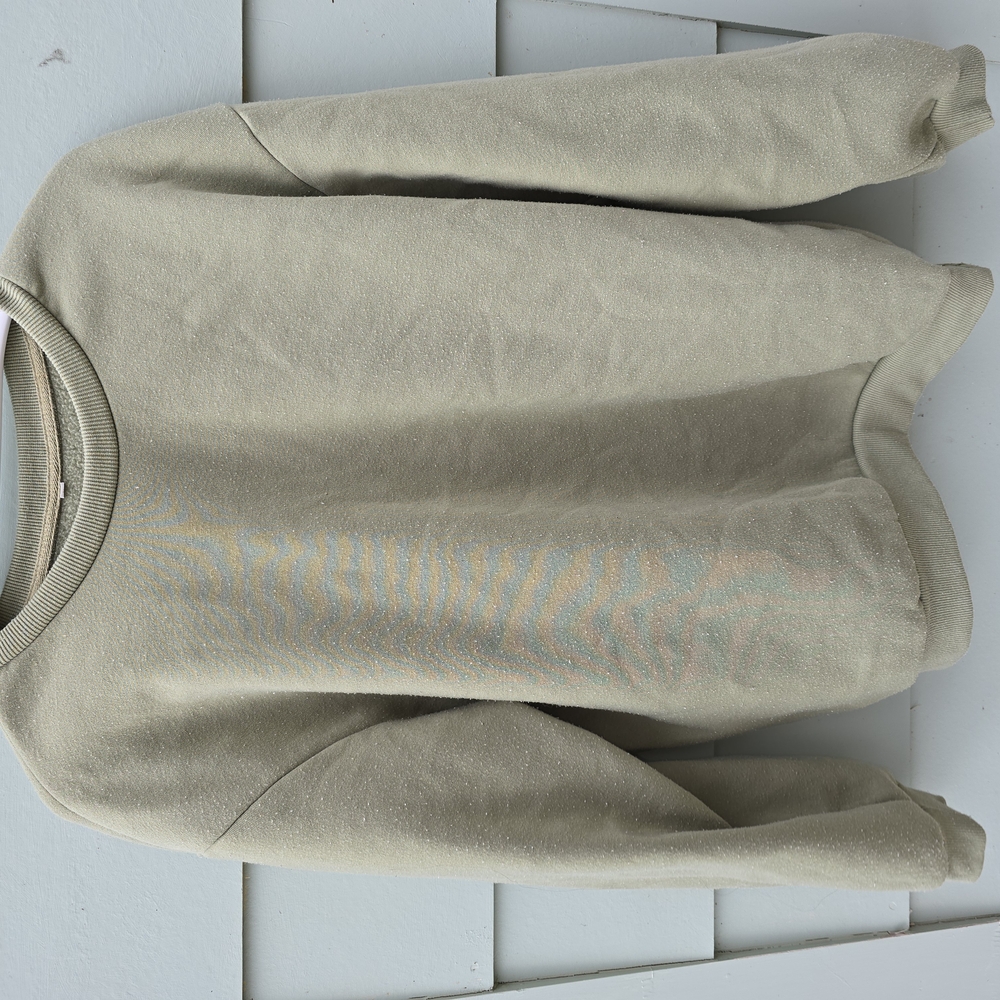 Forever 21 Olive Crew Neck Sweater